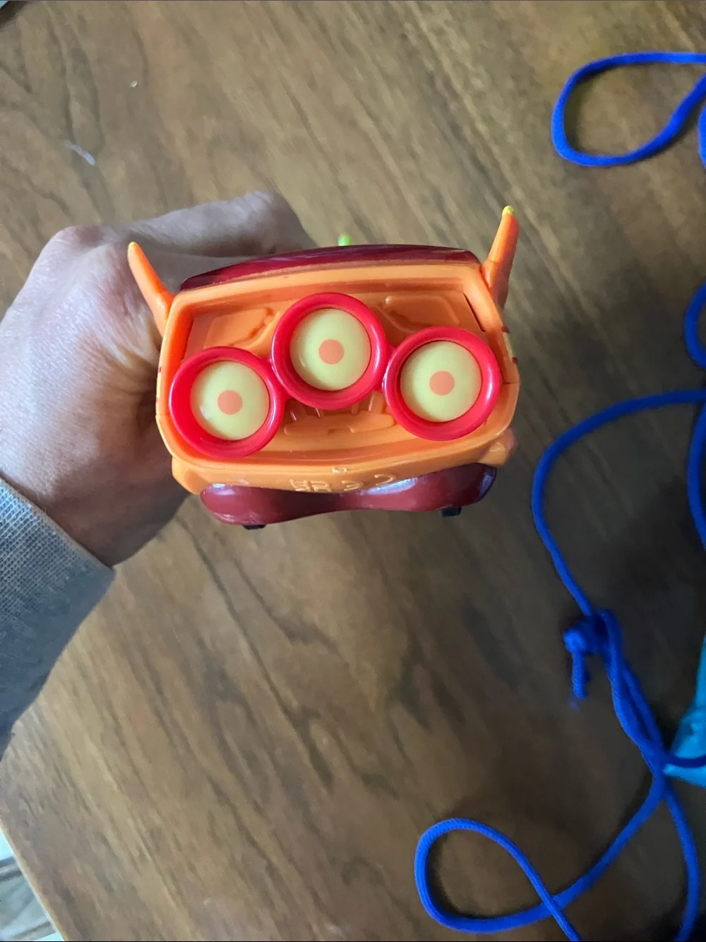 Disney Three-Eyed Alien in Blue and Orange Space Pod